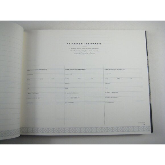 The Collector Journal Hardcover By Dana Micucci Little Bookroom 2002 - Picture 5 of 9